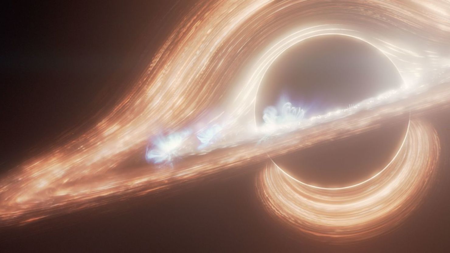 Telescopio observando agujeros negros